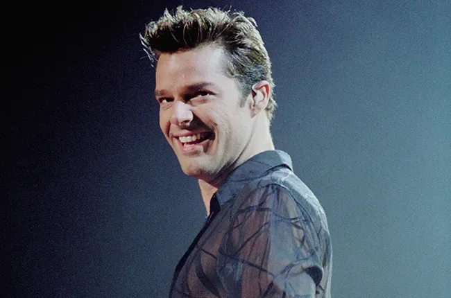 Ricky Martin live in early 2000.