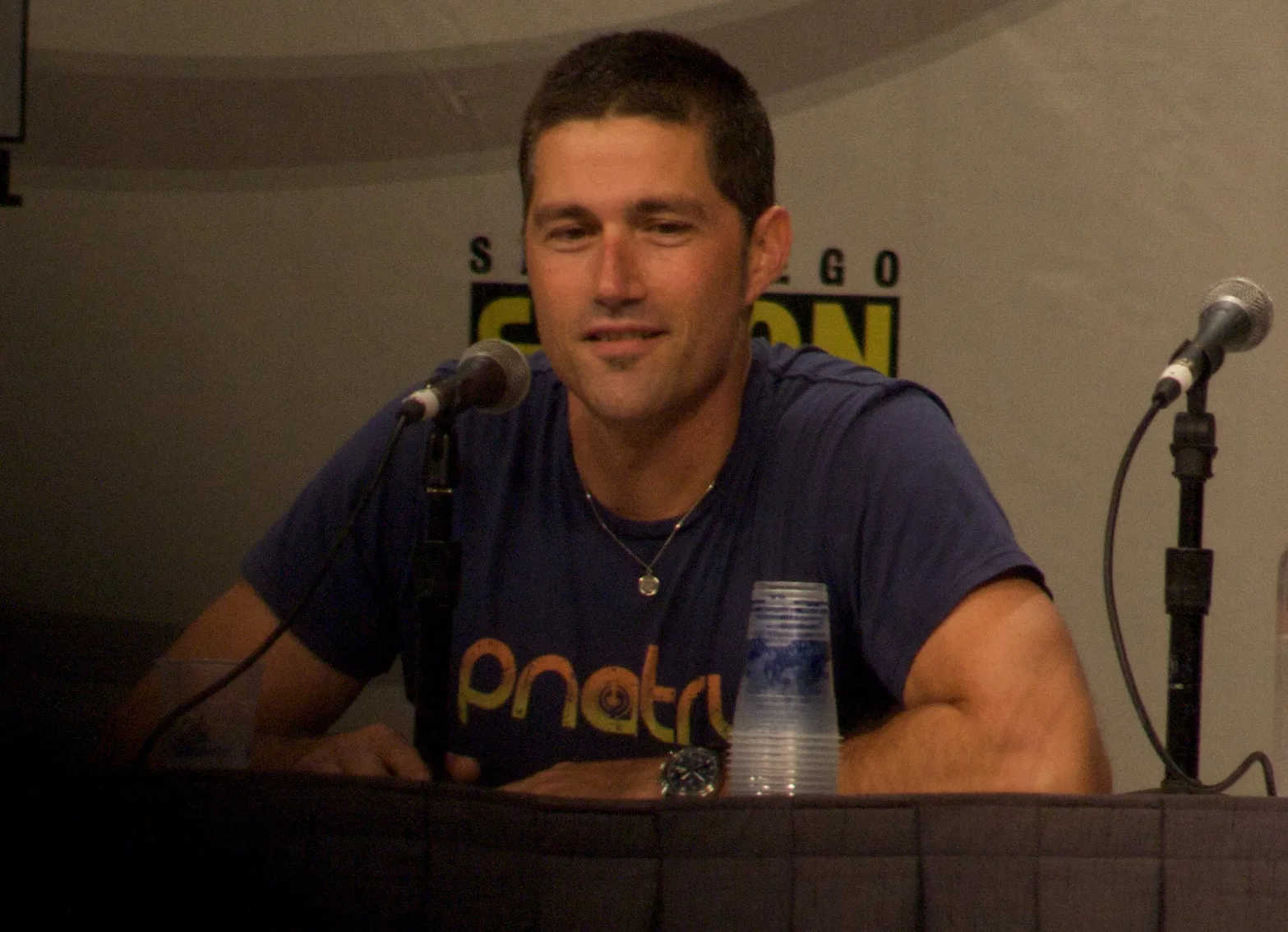 Matthew Fox at the Lost panel at Comic-Con, 2008