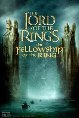 Official Fellowship key art showing the Argonath and boats; parent-film artwork, not the Internet preview.