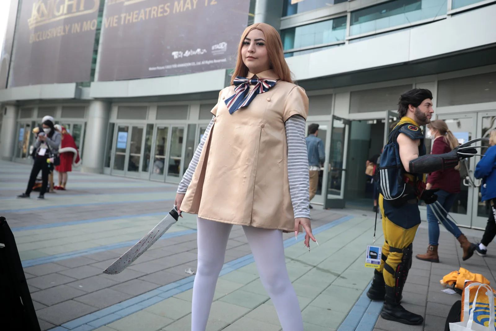 M3GAN cosplayer at WonderCon, March 26, 2023; CC BY-SA 2.0