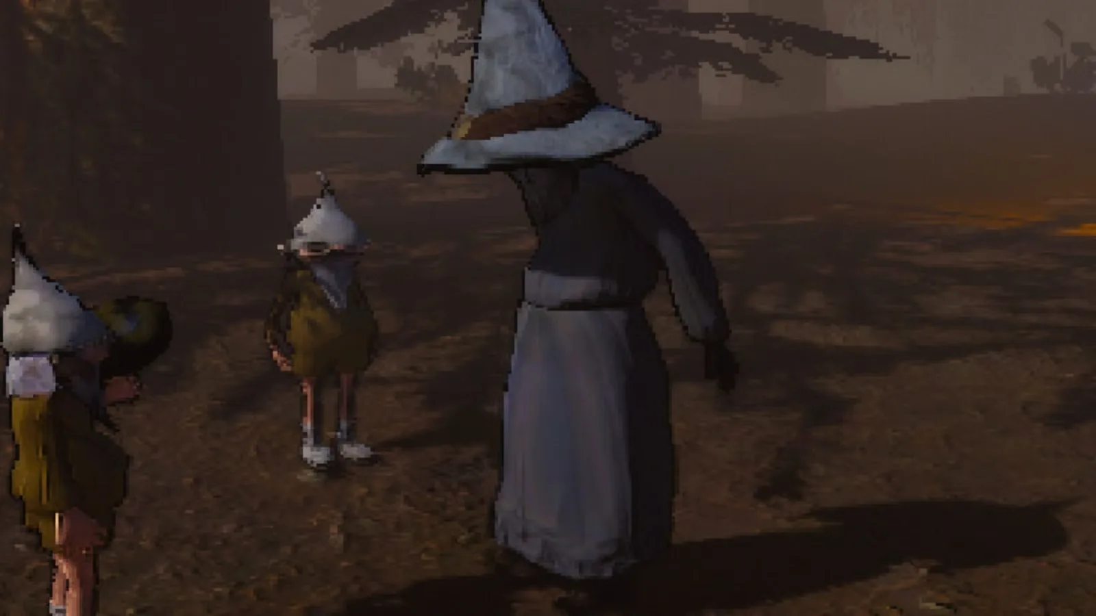 Wizard in a forest