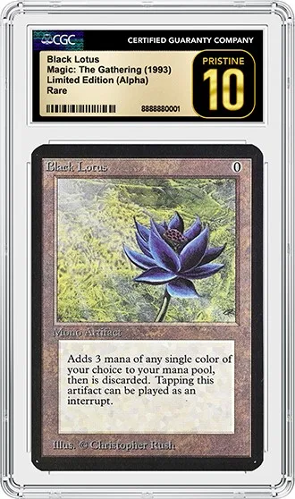 CGC Pristine 10 Alpha Black Lotus
