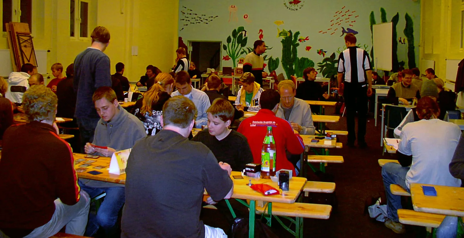 Players at a Magic Pro Tour qualifier in Rostock, Germany