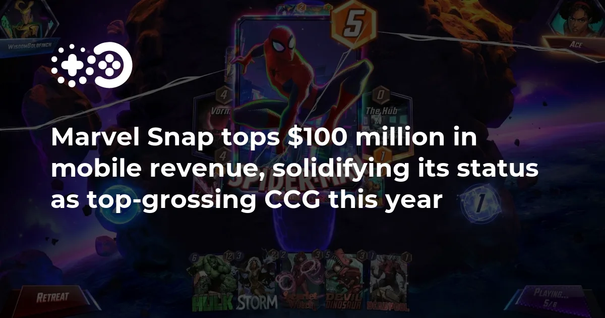 Marvel Snap tops $100 million in mobile revenue, solidifying its status as top-grossing CCG this year | Game World Observer