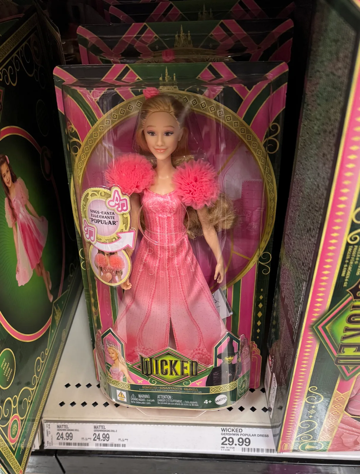The official Mattel Wicked dolls link to a porn site on the box 😭😭