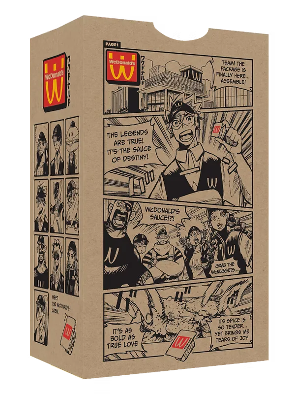 WcDonald’s manga takeout bag