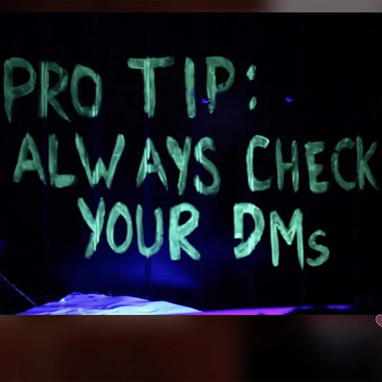 Pro tip: Always check your DMs, from the sauce's return campaign