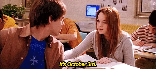 The "It's October 3rd" scene, reposted by the Obama campaign