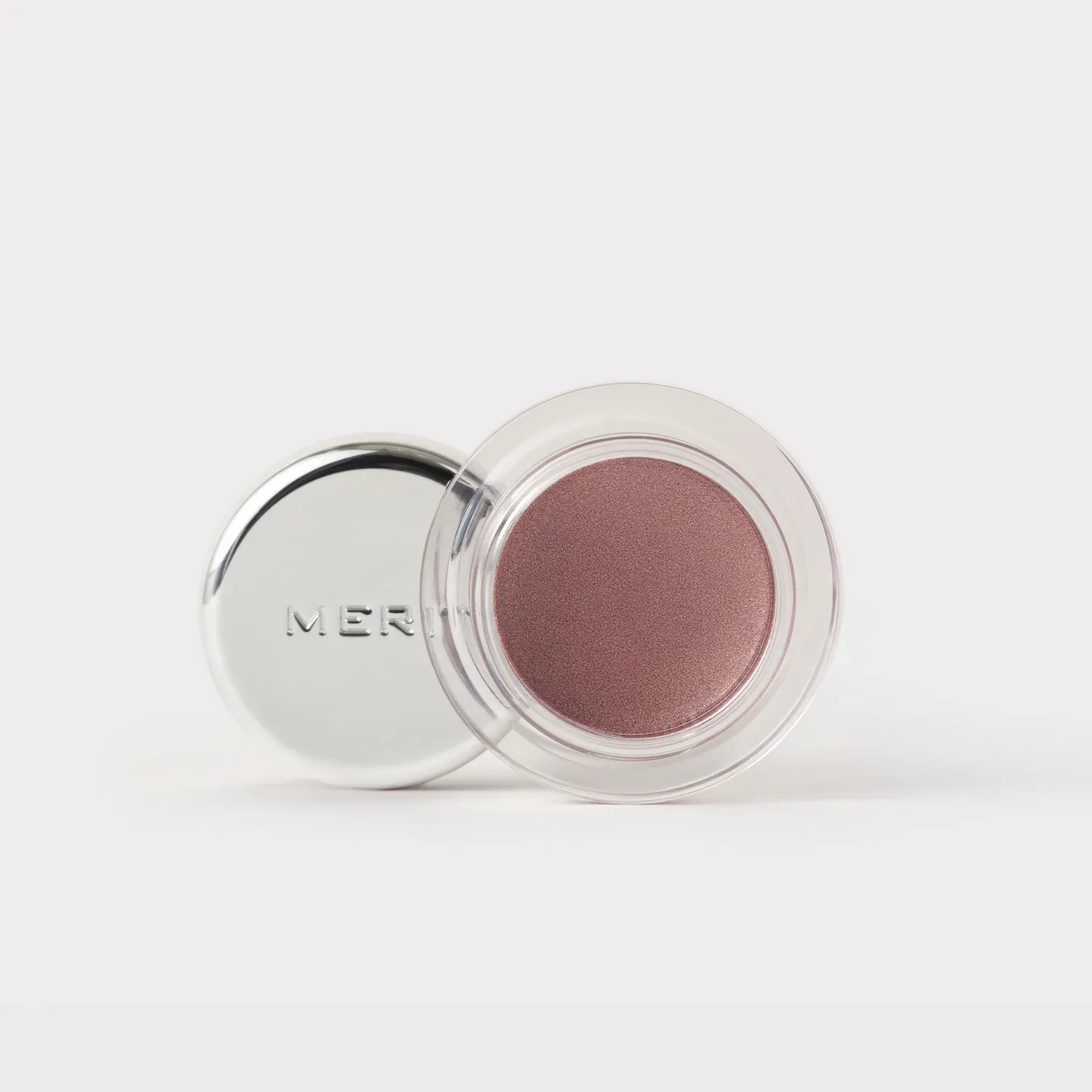Merit's Solo Shadow cream eyeshadow in its pot.