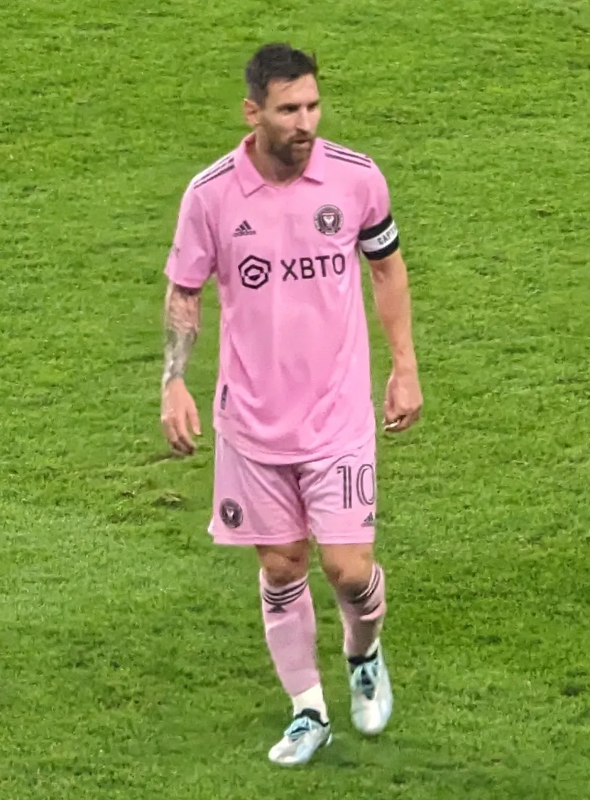 Messi during the August 2023 US Open Cup match in Cincinnati