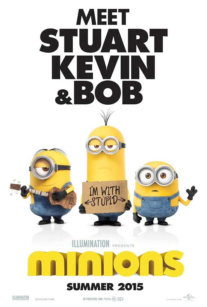 Minions poster: Meet Stuart, Kevin & Bob, summer 2015