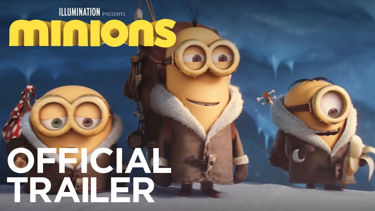 Minions official trailer title card