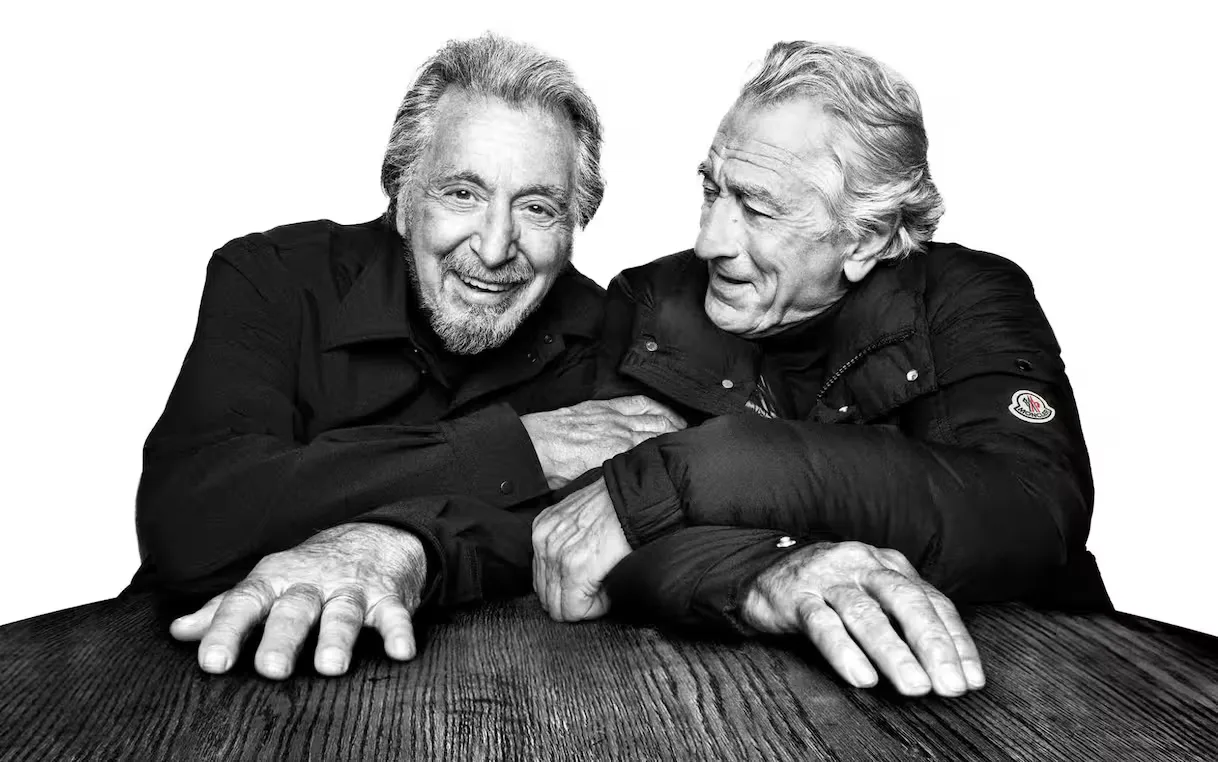 Moncler, la campagna pubblicitaria con Robert De Niro e Al Pacino