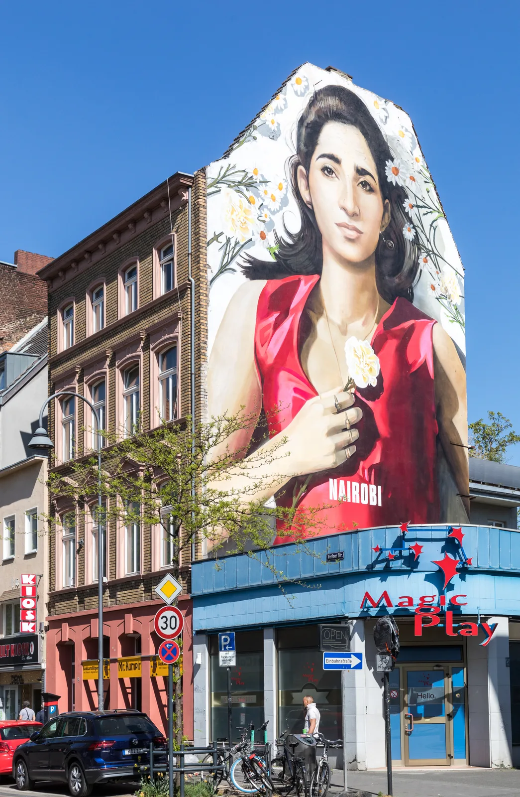 Nairobi mural in Cologne, photographed 20 April 2020.