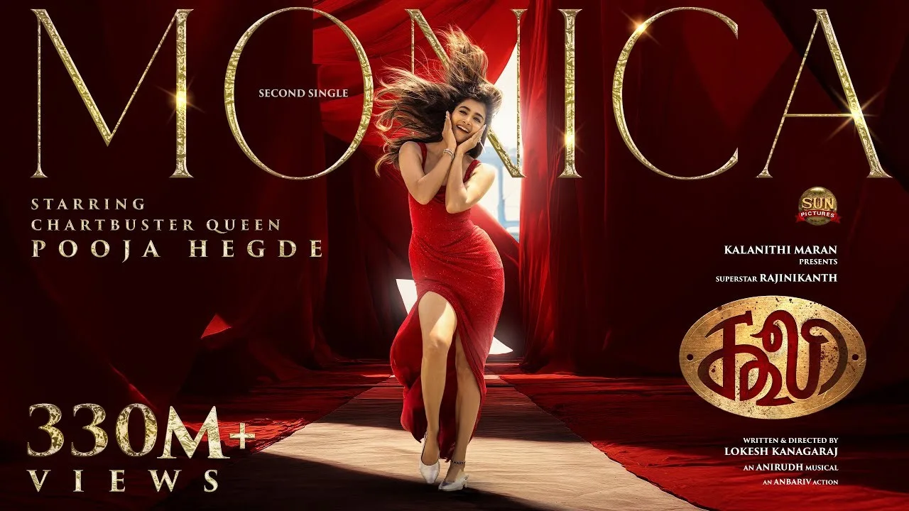 Monica - Lyric Video| COOLIE | Superstar Rajinikanth | Sun Pictures | Lokesh | Anirudh | Pooja Hegde