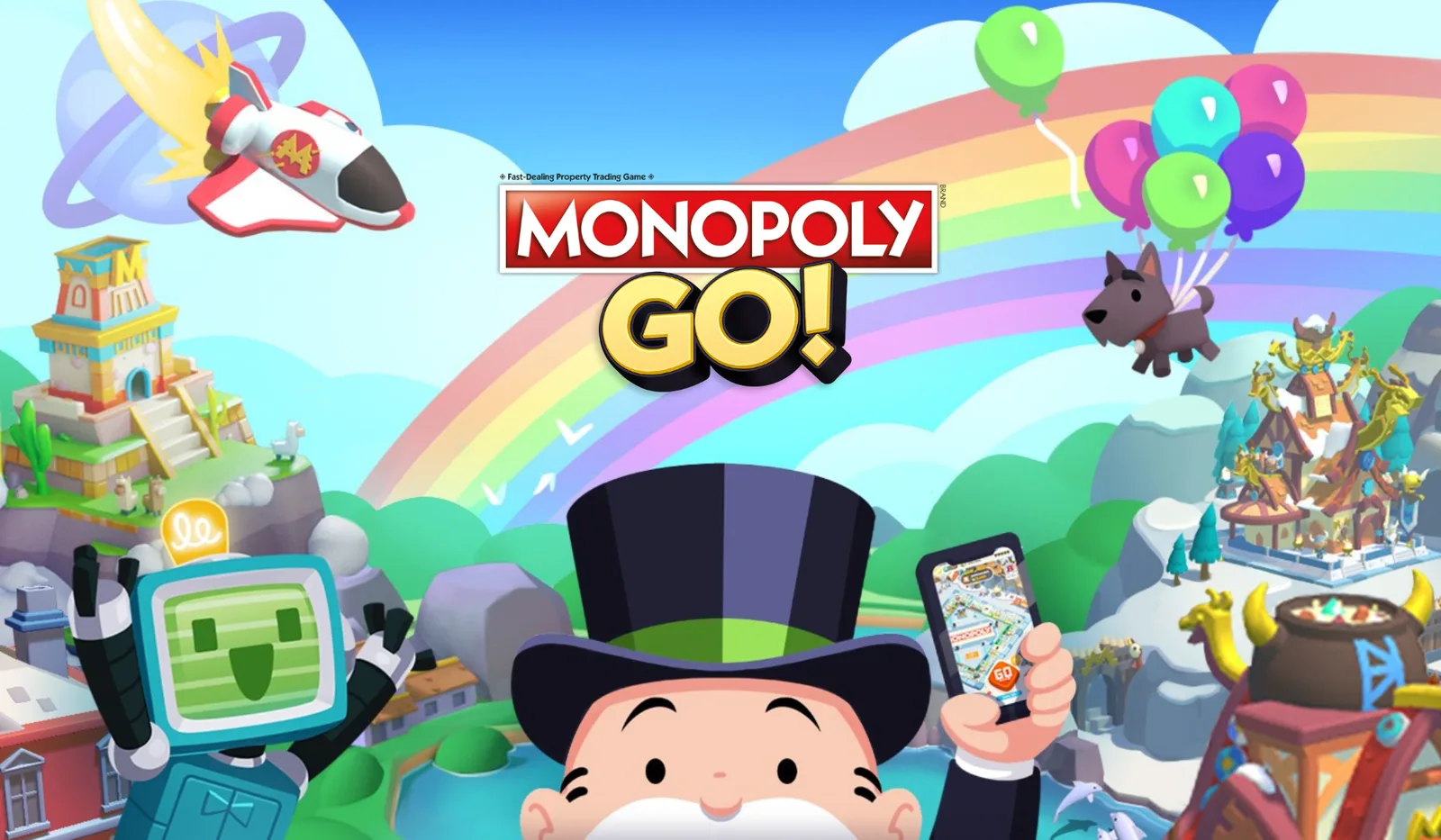 Official Monopoly Go launch artwork