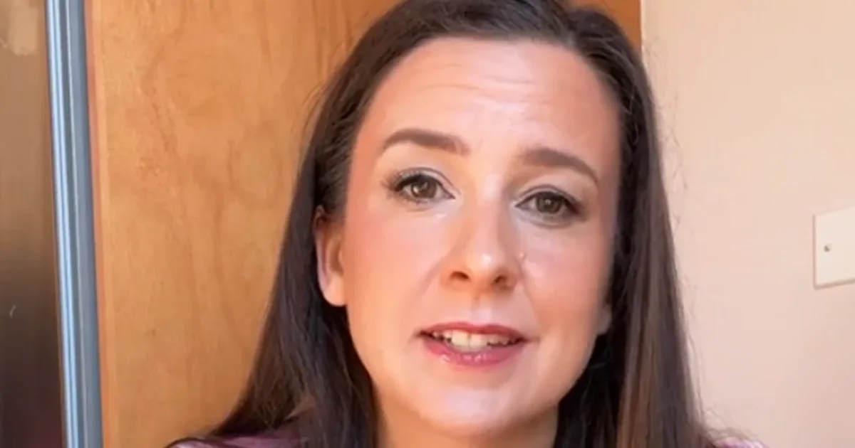 Ms Rachel speaking to camera on her return to social media