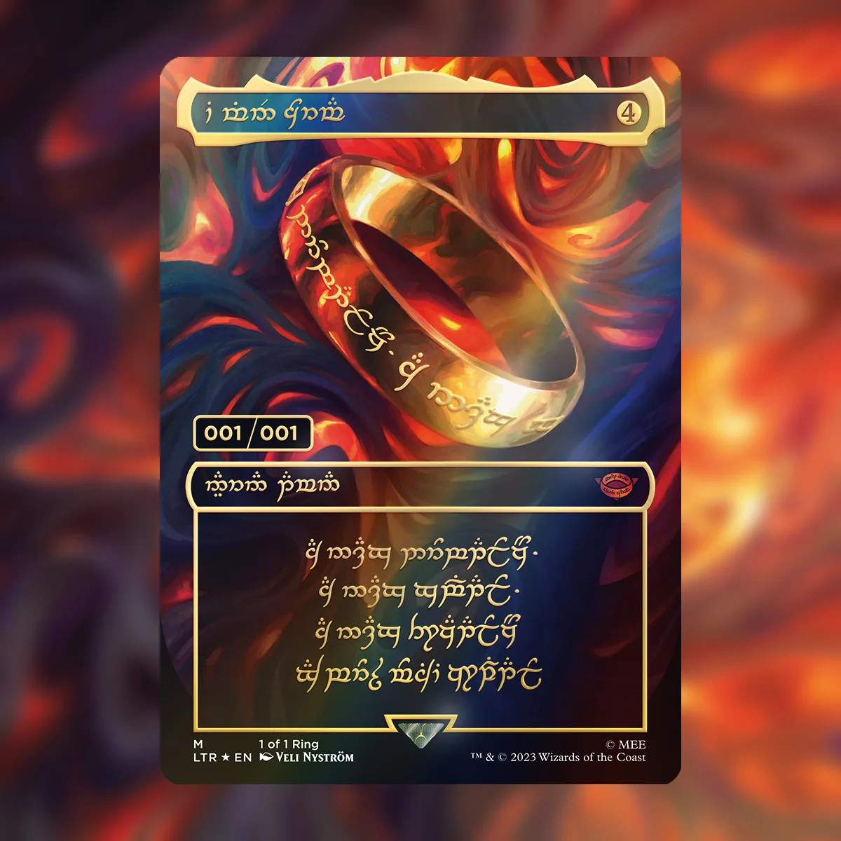One Ring to rule them all, One Ring to find them, One Ring to bring them all and in the Darkness bind them. We are thrilled to hear tale of a new Ring-bearer in possession of the serialized 1:1 The…