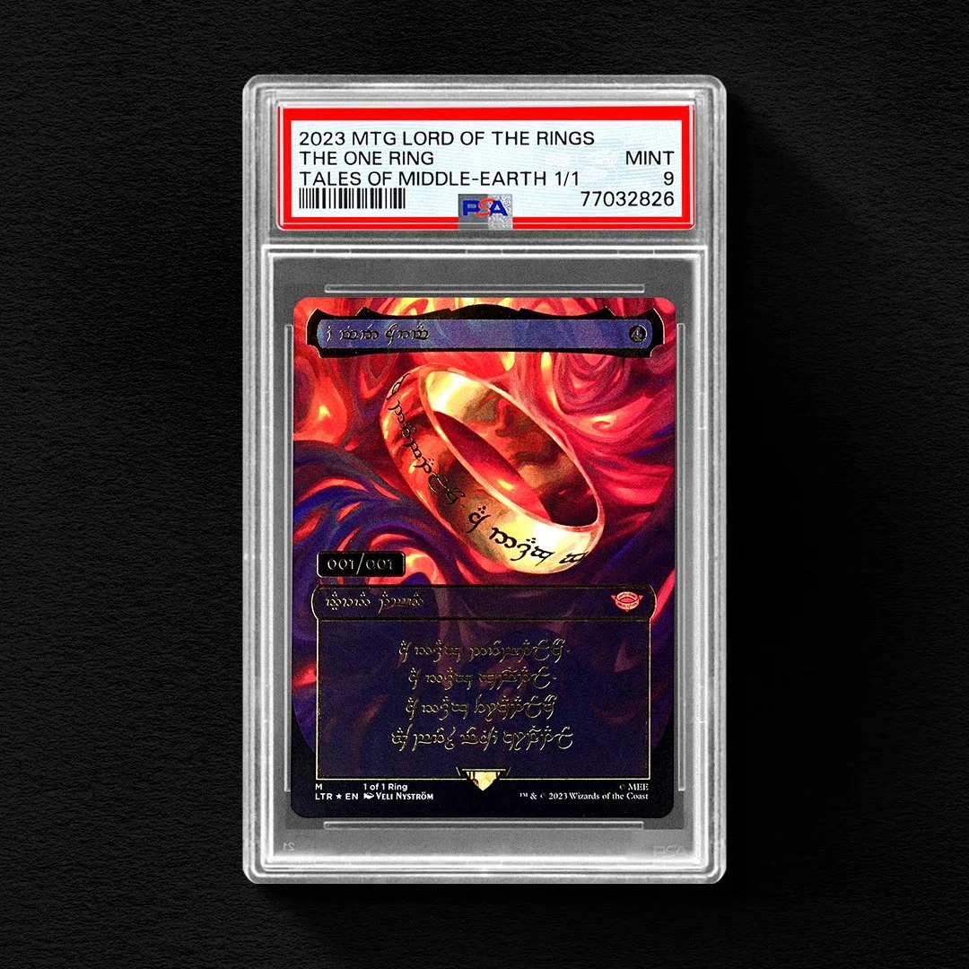 𝙅𝙐𝙎𝙏 𝙂𝙍𝘼𝘿𝙀𝘿 The One Ring is found, authenticated, and now rules them all.