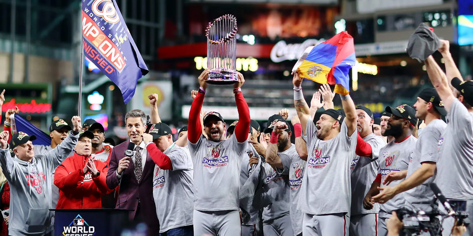 Nats make road-win history, capture 1st WS title