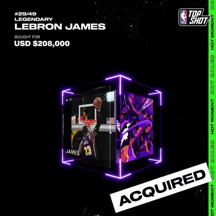 👑ALL HAIL THE KING👑 @YoDough scooped up this Legendary LeBron James Moment from our Cosmic Series 1 set for $208,000‼️ This Moment is from our first Legendary set ever minted 💯 The top…
