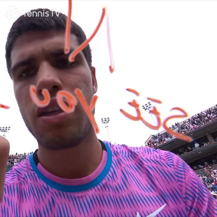 Who/what/where/when? “N” 🖊️ @carlosalcaraz @BNPPARIBASOPEN