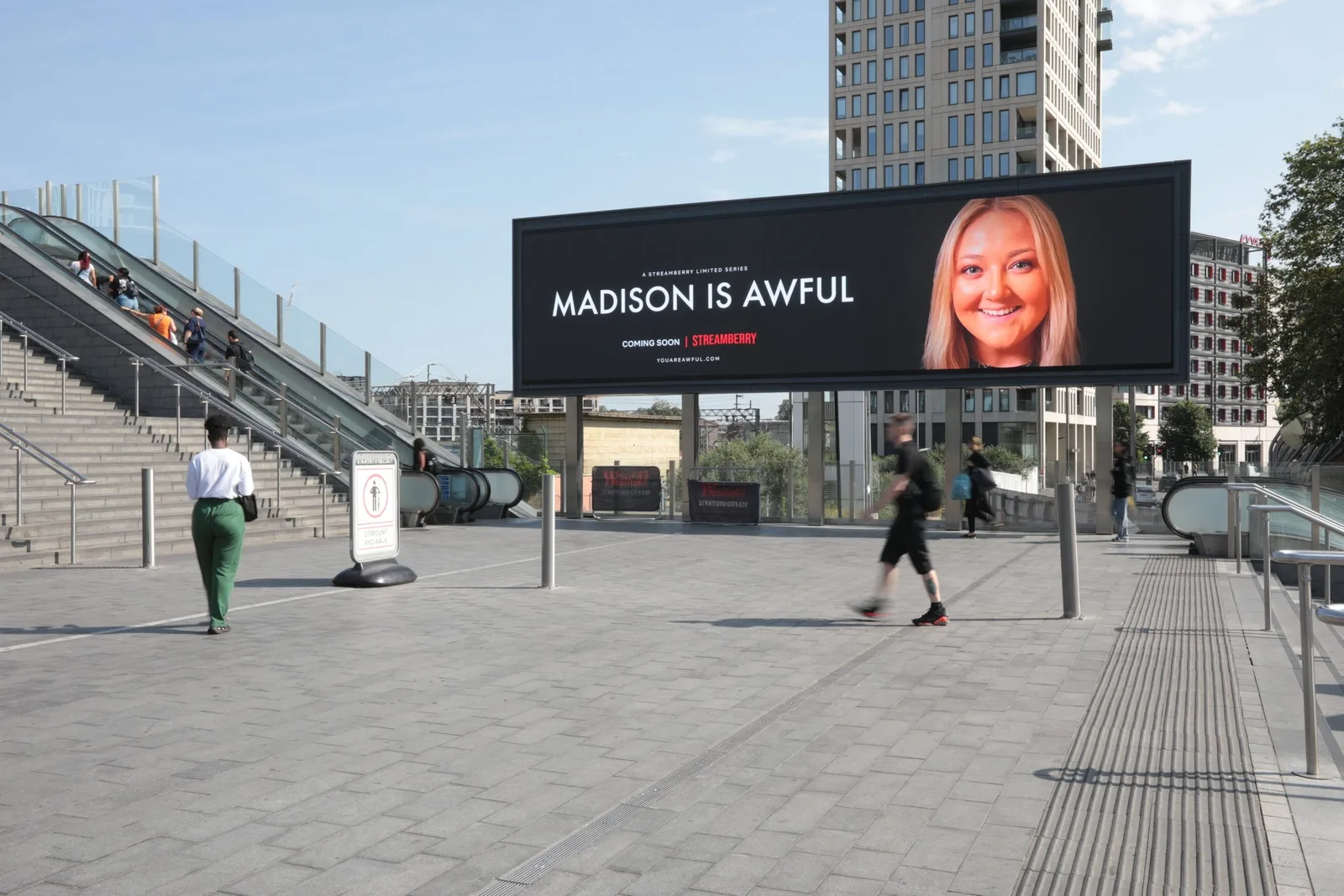 Madison Is Awful, now streaming in London. #YouAreAwful