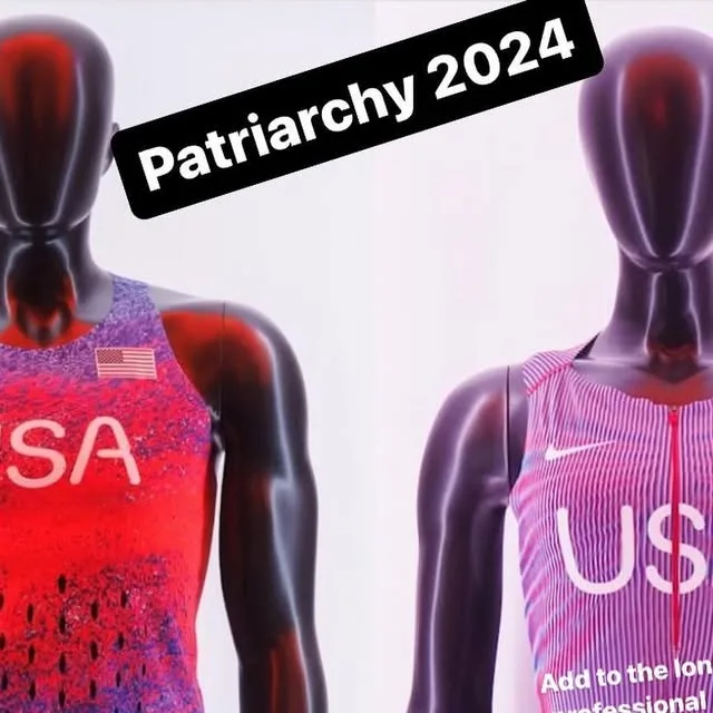 Lauren Fleshman on Instagram: "I’m sorry, but show me one WNBA or NWSL team who would enthusiastically support this kit. This is for Olympic Track and Field. Professional athletes should be able to…