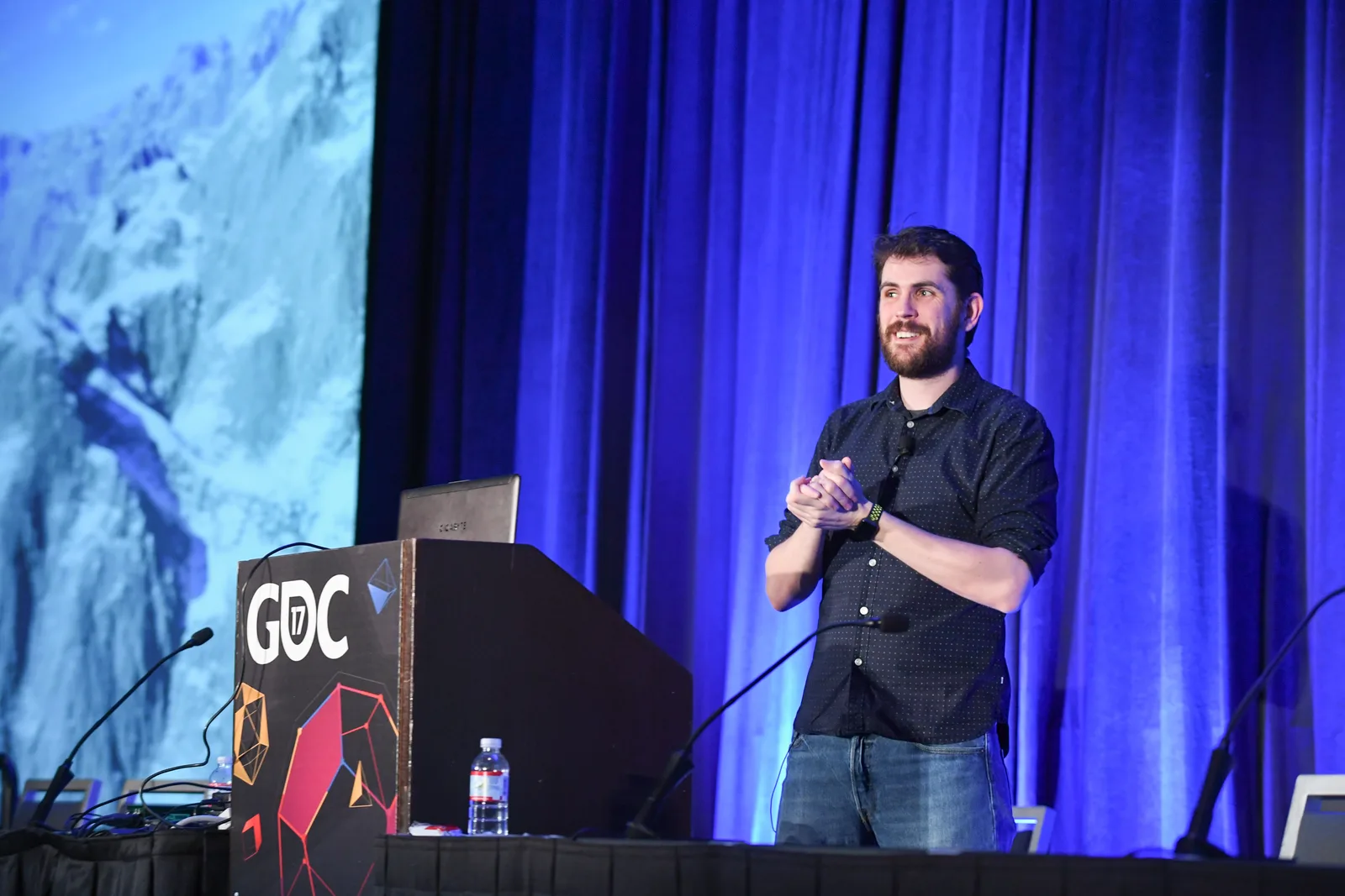 Sean Murray at the 2017 Game Developers Conference; CC BY 2.0.