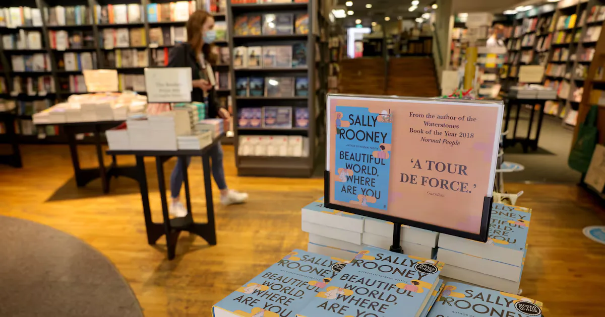 Beautiful World, Where Are You on sale in Hodges Figgis, Dublin