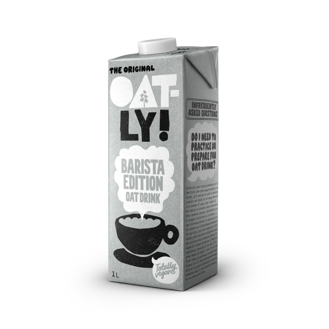 Oatly Barista Edition carton
