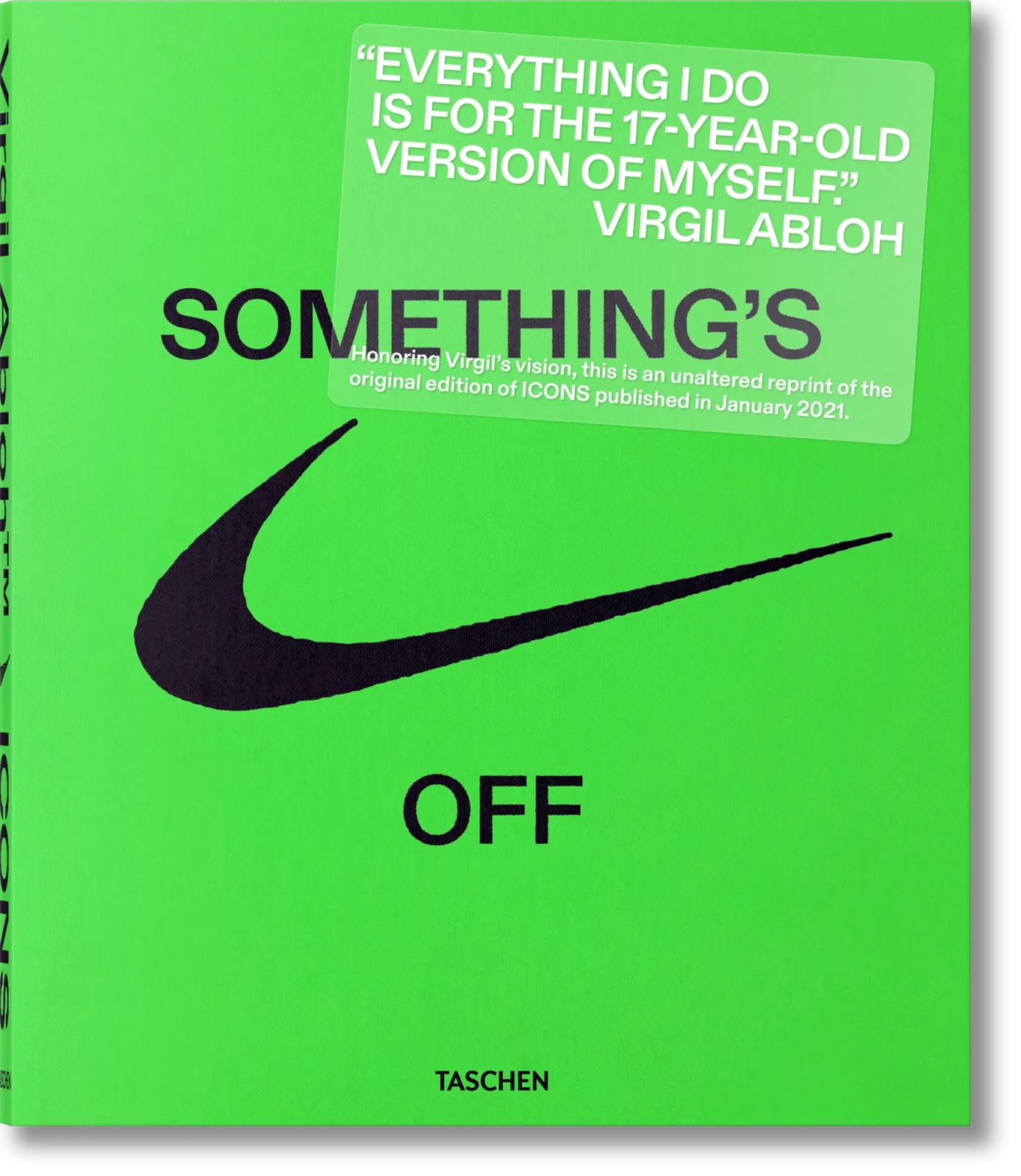 Virgil Abloh. Nike. ICONS. TASCHEN Books. TASCHEN