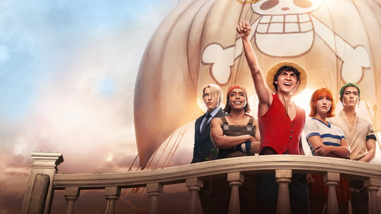 The Straw Hats aboard the Going Merry.