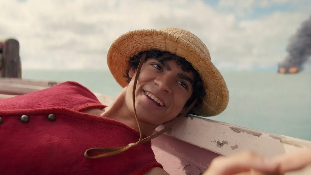 One Piece. Iñaki Godoy as Monkey D. Luffy in season 1 of One Piece. Cr. Courtesy of Netflix © 2023