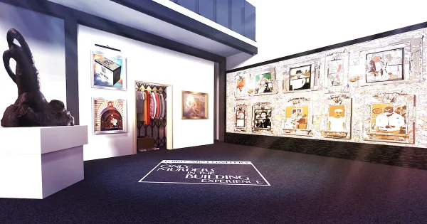 Hulu's immersive Only Murders in the Building pop-up.