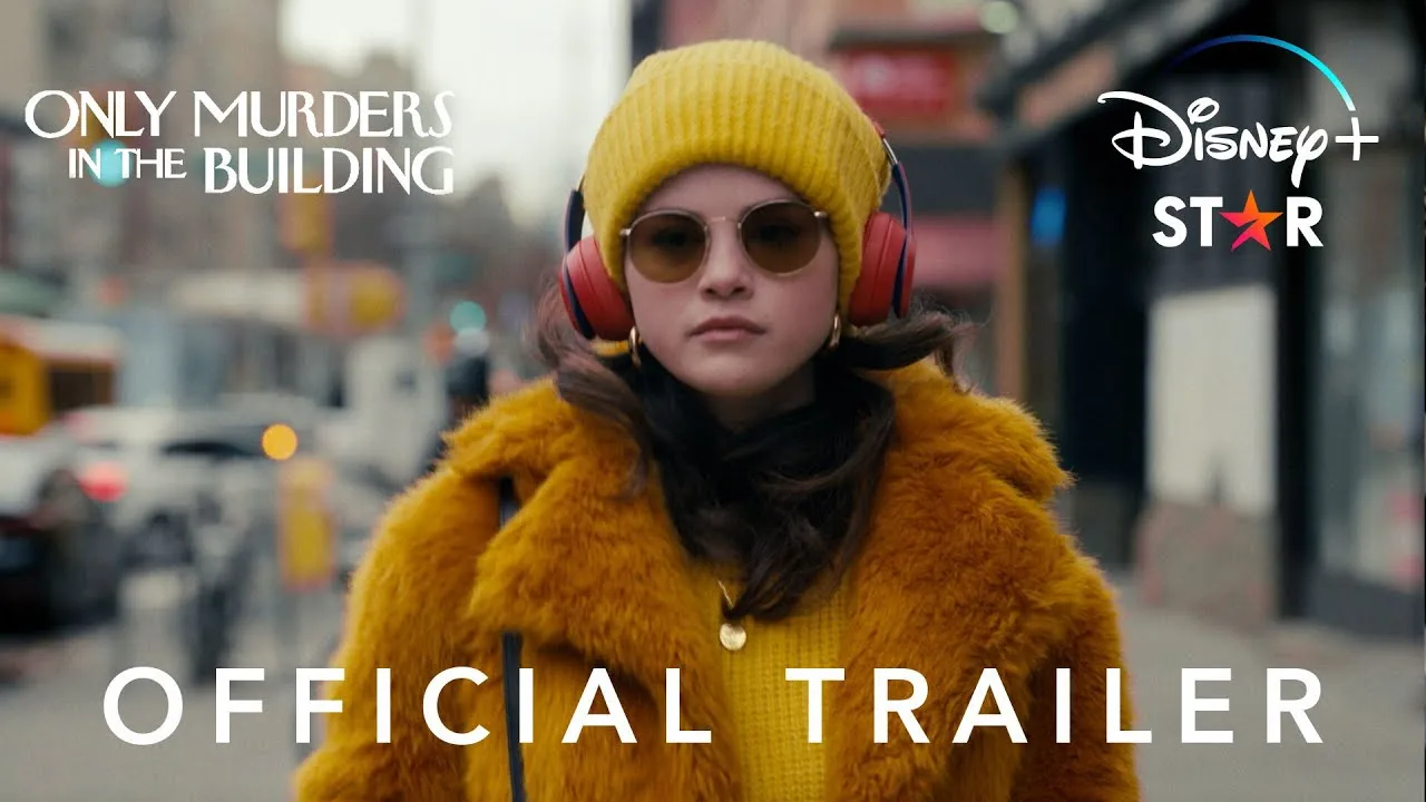 Mabel in her yellow coat in the official trailer.