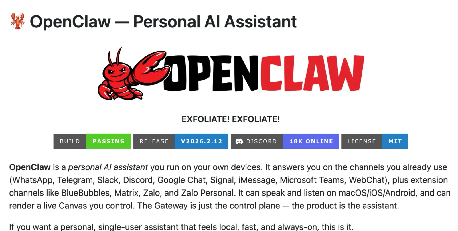 OpenClaw Surpasses Linux to Become the 14th Most-Starred GitHub Project