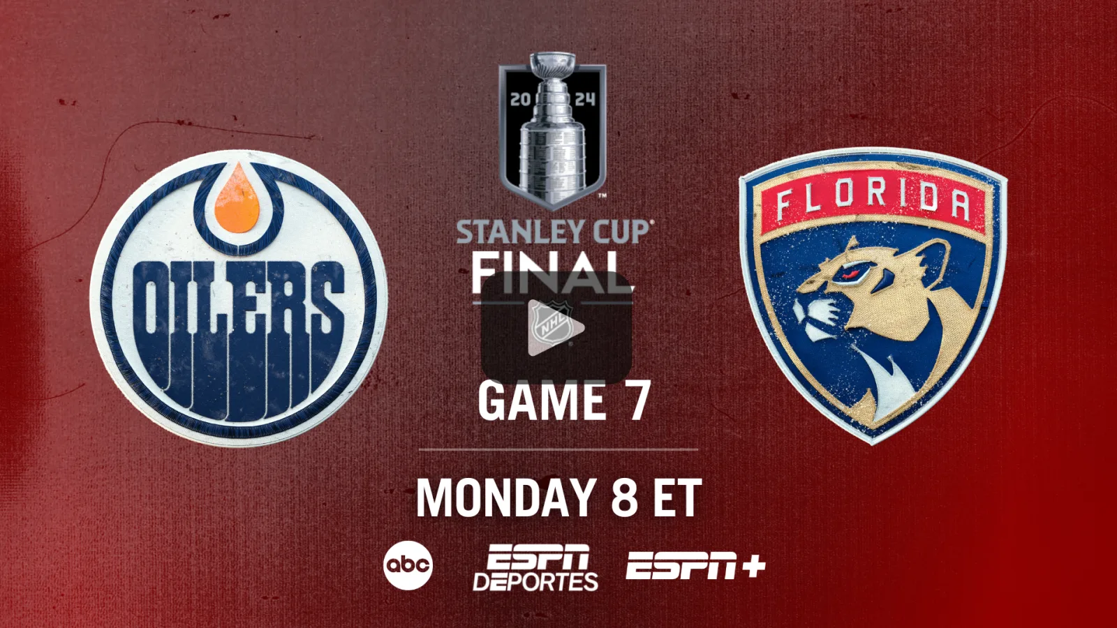 Stanley Cup Final Game 7 Presented by GEICO Concludes Monday at 8 p.m. ET on ABC, ESPN+ and ESPN Deportes