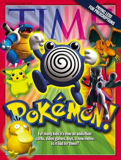 TIME magazine cover on Pokémon, 22 November 1999