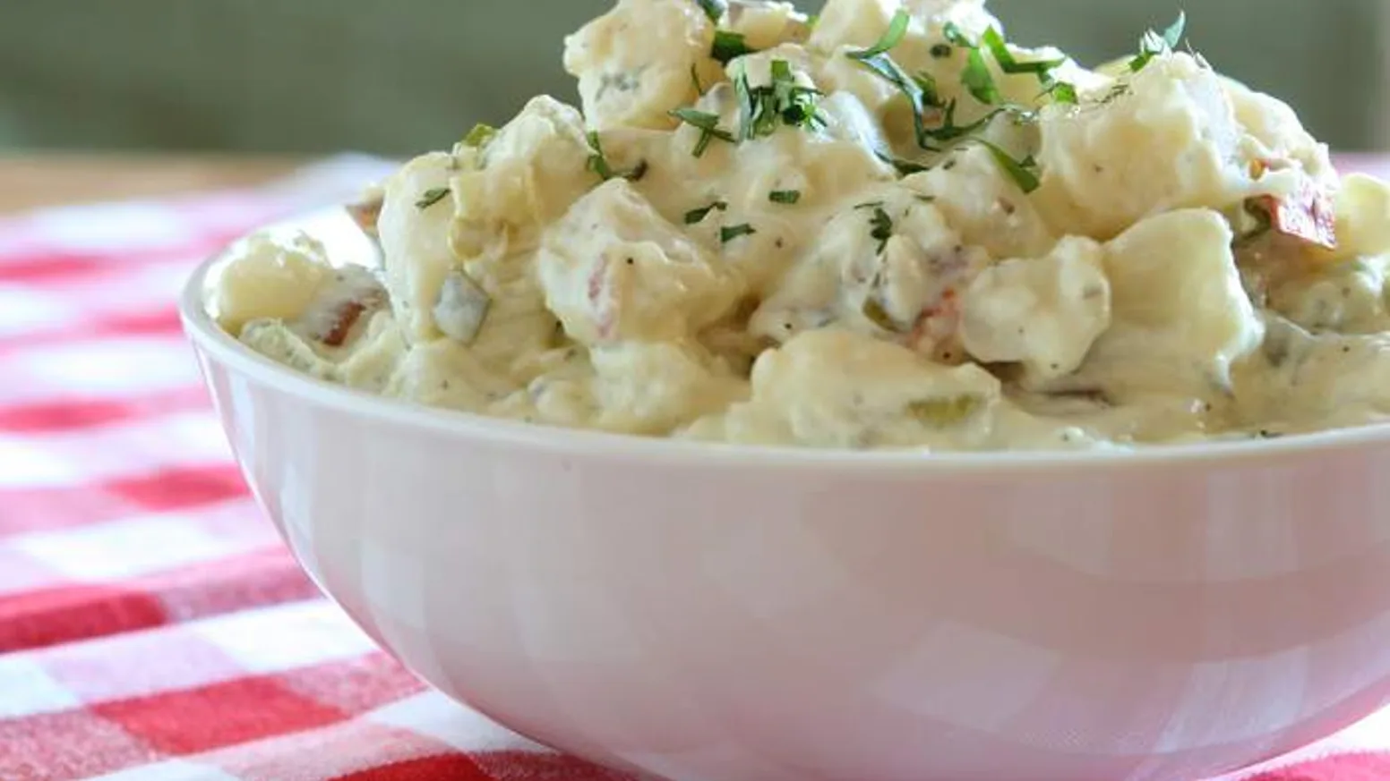 The bowl of potato salad used as the official campaign’s current lead image.