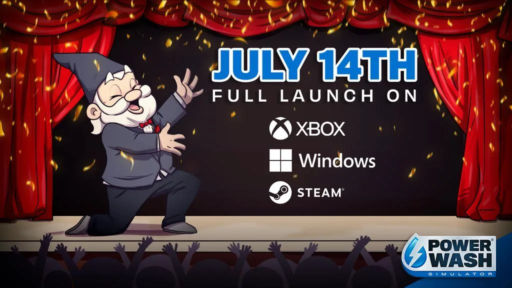 PowerWash Simulator launches July 14 for Xbox Series, Xbox One, and PC