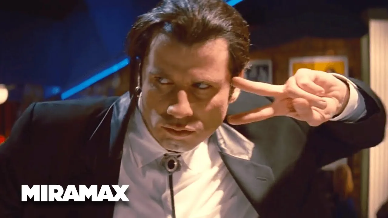 John Travolta in the Jack Rabbit Slim's dance scene