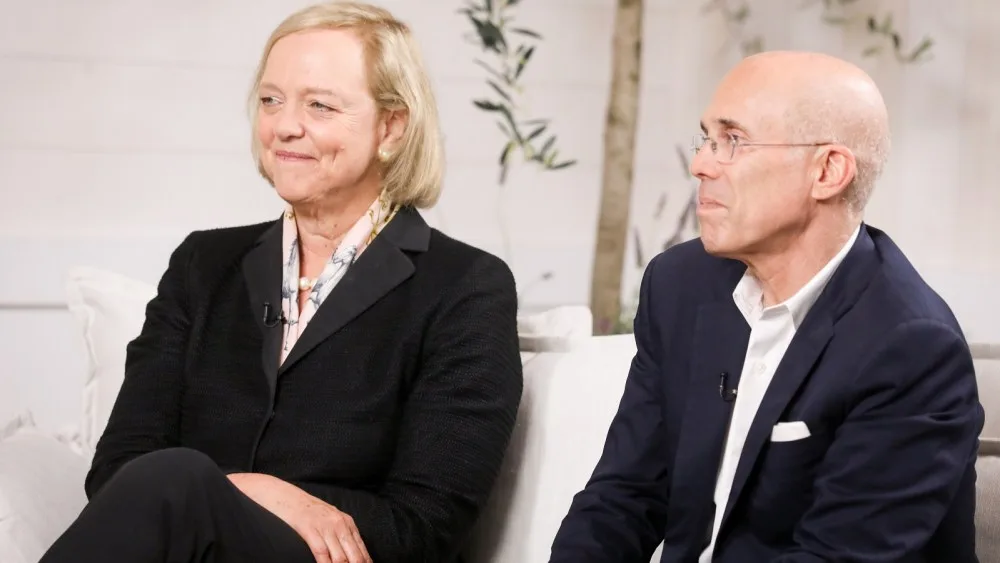 Meg Whitman and Jeffrey Katzenberg
