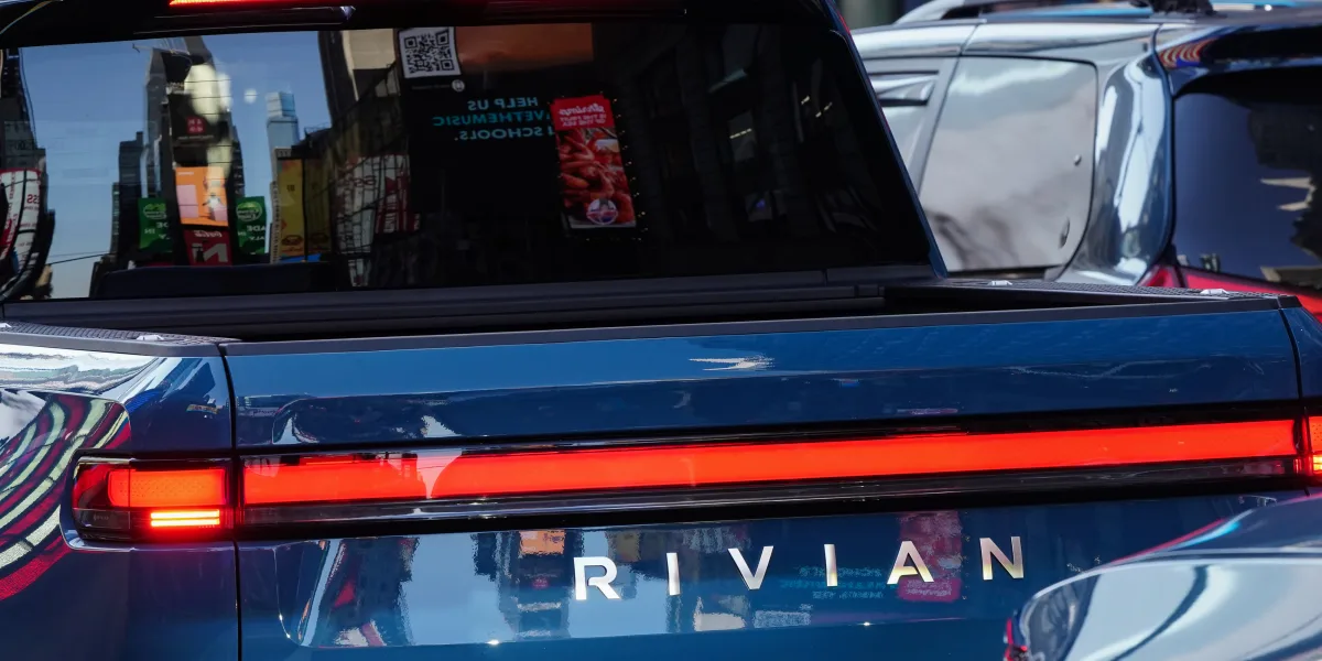 Rivian’s shares soar.