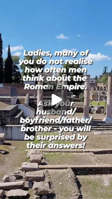 Gaius Flavius🌿🏛 Roman Reenactment on Instagram: "How often do you think about the Ancient Rome?🏛🌿 #ancientrome #roma #romanempire #Rome #antiquity #history"