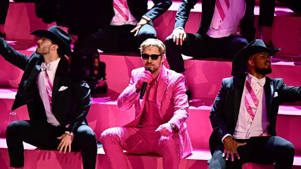 Ryan Gosling performs "I'm Just Ken" at the Oscars