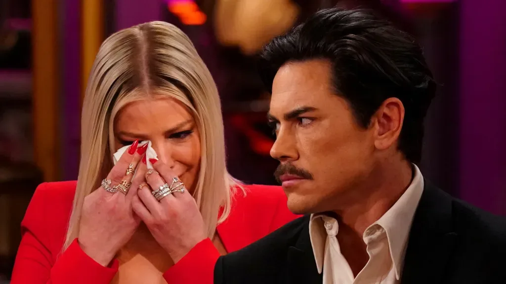 Ariana Madix and Tom Sandoval at the 'Vanderpump Rules' Season 10 reunion