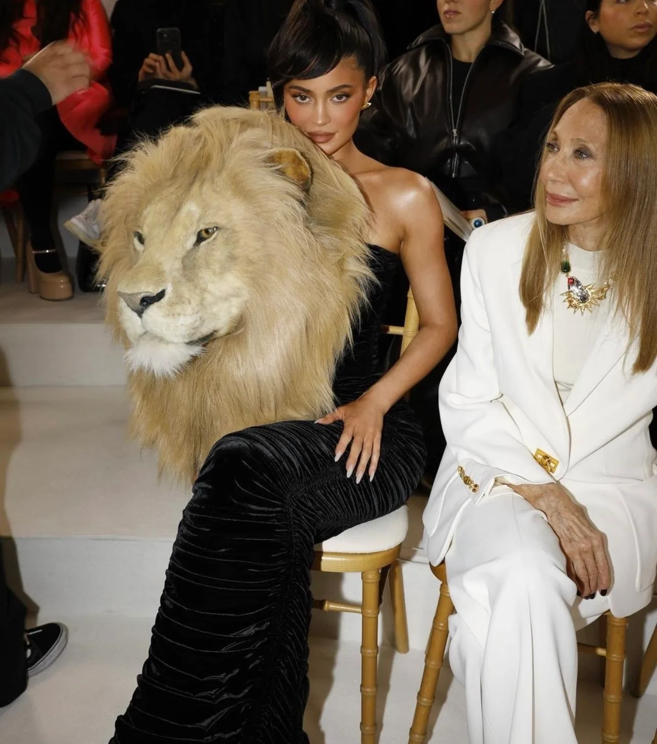 Fashion &amp; Endangered Species - although this Lion is made from plastic, it clearly glorifies poaching and trophy hunting. There are less than 20k lions left on earth and only a few thousand snow…