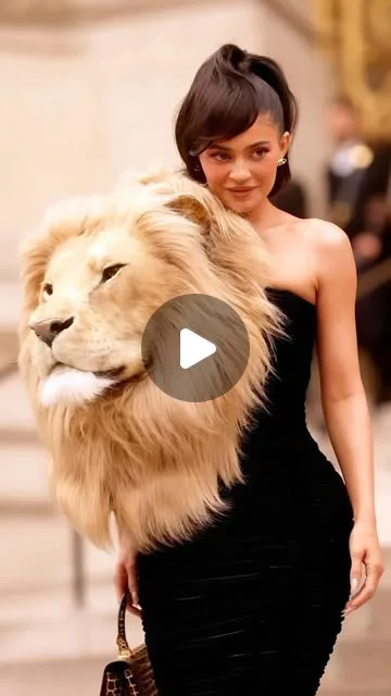 Schiaparelli on Instagram: "Leo Couture Embroidered Lion in hand sculpted foam, wool and silk faux fur, and hand painted to look as life-like as possible, celebrating the glory of the natural world.…
