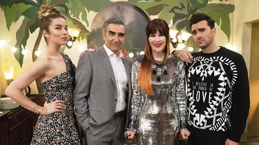 The Schitt's Creek cast at an event.